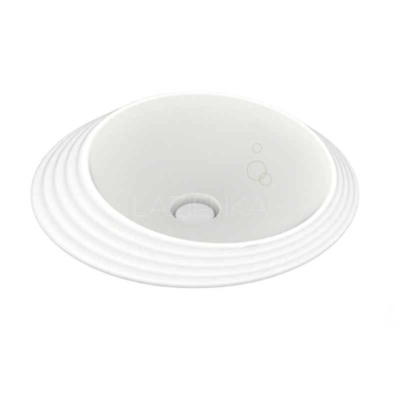 Flaminia Spire+ 48 countertop basin SP48D, latte/milky white