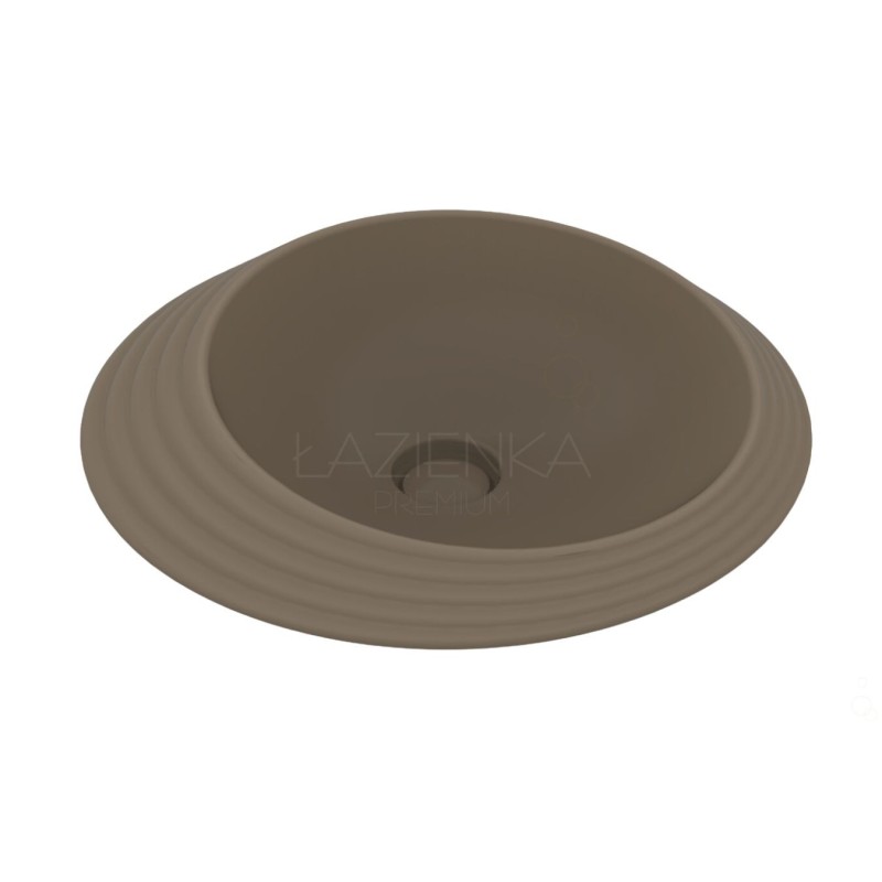 Flaminia Spire+ 48 Countertop basin SP48D, fango