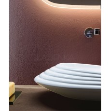 Flaminia Spire+ 58 umywalka nablatowa owalna, SP58D, argilla