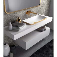 Hidra Gio Evolution umywalka wpuszczana w blat bez przelewu 60cm biała