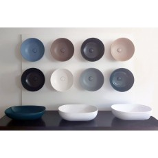 Flaminia Flag Deep umywalka 40 cm nablatowa wysoka FG40H28, Nuvola