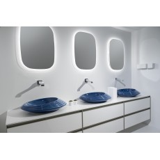 Flaminia Spire+ 58 umywalka nablatowa owalna, SP58D, TOPAZIO