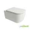 Flaminia Play Wall hung wc GoSilent + seat cover soft-close (PY118S+PYCW09), latte/milky white