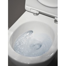 Flaminia Play Wall hung wc GoSilent + seat cover soft-close (PY118S+PYCW09), latte/milky white