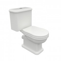Flaminia Efi wc compact set: wc, cistern, Dual flushing discharge system chrome, deska...