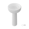 Flaminia Settecento umywalka 44 cm + postument biały połysk, SE44A+SECOL