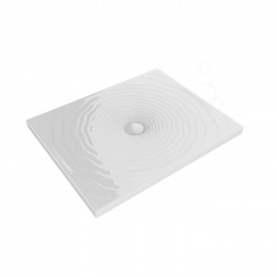 Flaminia Water Drop ceramic shower ceramiczny 100x80x5,5 cm white