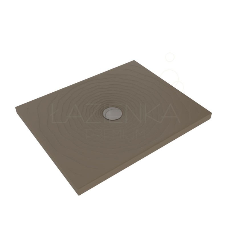 Flaminia Water Drop Laid on or built-in in the floor shower tray 80x100  Fango