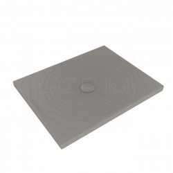 Flaminia Water Drop brodzik ceramiczny 100x80x5,5 cm Cenere