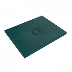Flaminia Water Drop Laid on or built-in in the floor shower tray 80x100 cm Petrolio