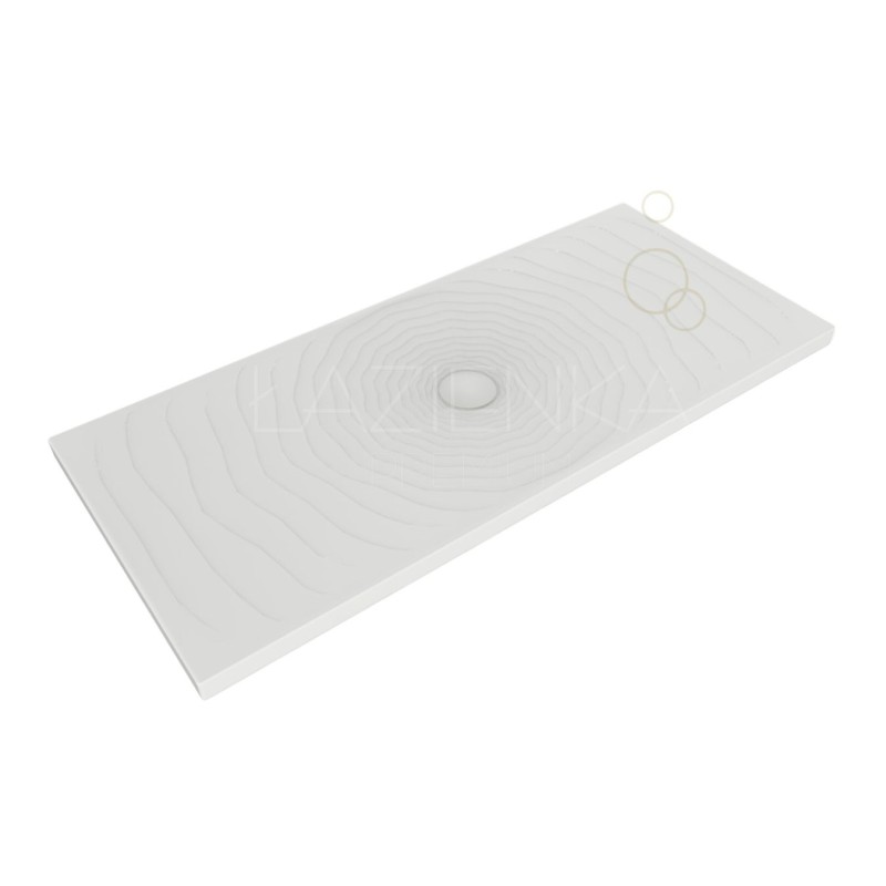 Flaminia Water Drop brodzik ceramiczny 160x70x5,5h Latte