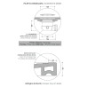Flaminia Water Drop brodzik ceramiczny 160x70x5,5h Latte