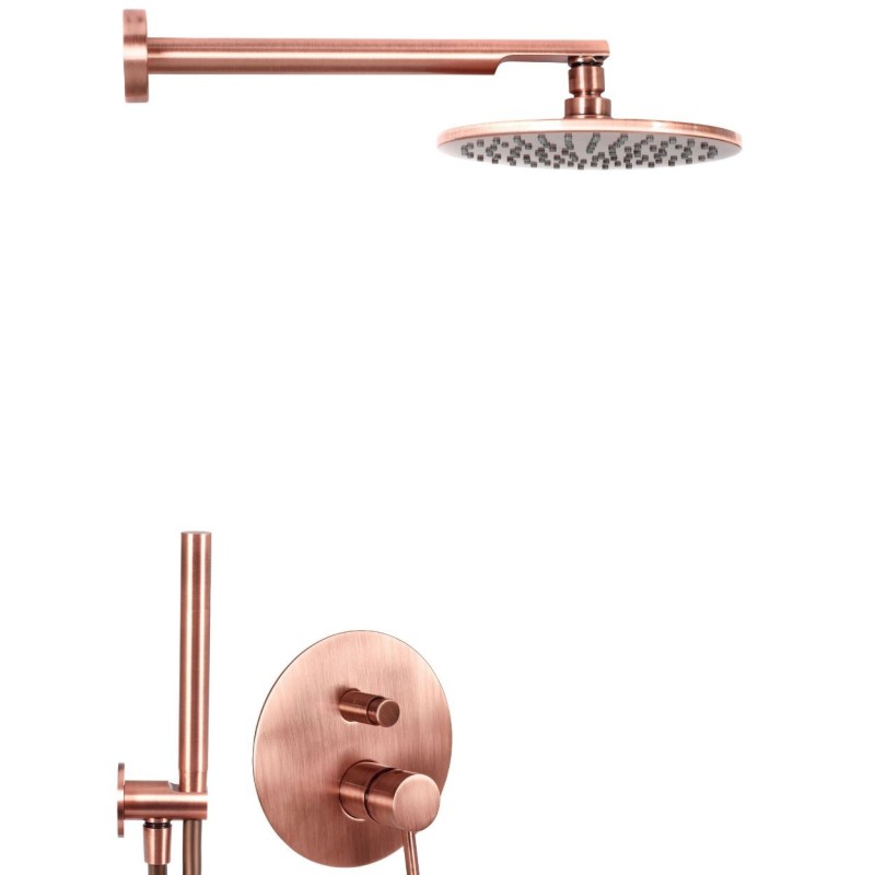 Daniel Tokyo zestaw prysznicowy podtynkowy miedź szczotkowana