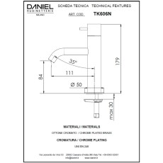 Daniel Tokyo rysunek techniczny TX606