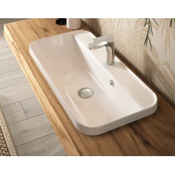 Hidra Gio umywalka blatowa z przelewem 60cm biała G240 3353070(11) Outlet