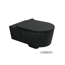 Flaminia Link deska wolnoopadająca slim carbone