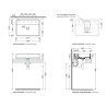 Flaminia Miniwash countertop basin 60 cm MW60PR