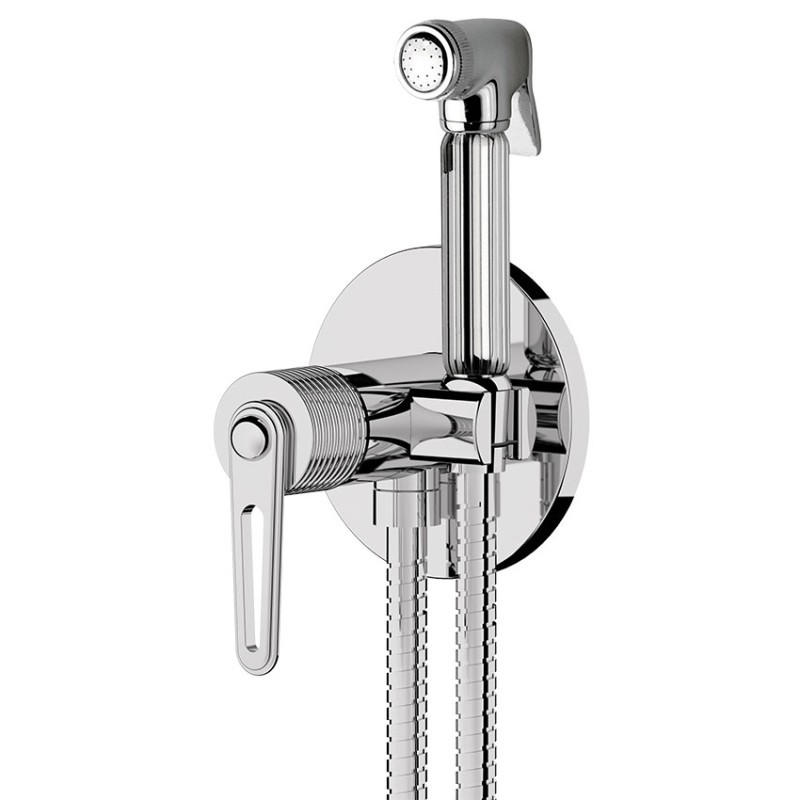 Daniel Brooklyn bateria bidetowa ścienna retro chrom BY645DCZ CR