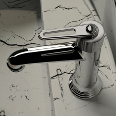 Daniel Brooklyn bateria umywalkowa retro bez korka chrom BY606N CR