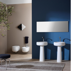 Flaminia Bonola miska wc GoClean + deska wolnoopadająca biały połysk