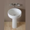 Flaminia Bonola 46 freestanding basin on pedestal  BN46A +BN50