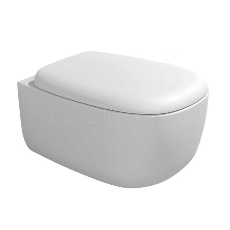 Flaminia Bonola miska wc GoClean + deska wolnoopadająca Latte