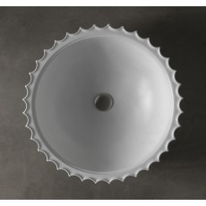 Flaminia Settecento umywalka wolnostojąca na postumencie 50 cm latte/milky white/biały mat