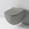 Artceram File 2.0 miska wc wisząca rimless bezrantowa grey olive z deską slim wolnnoopadającą FLV004 + FLA014 15:00