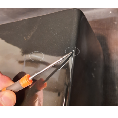 GSG Like wall-hung bidet black shine (+fixing ASC40) Outlet