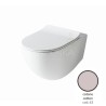 Artceram File 2.0 miska wc wisząca rimless bezrantowa cotton z deską slim wolnoopadająca FLV004 FLA014 63:00