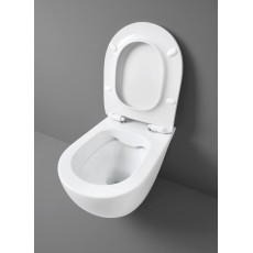 Artceram File 2.0 wall-hung wc rimless with seat cover in set blue FLV004 FLA014 6500
