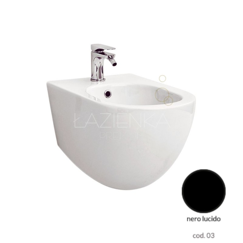 Artceram File 2.0 bidet wiszący czarny połysk FLB001 03:00