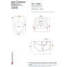 Artceram File 2.0 bidet wiszący czarny połysk FLB001 03:00