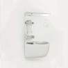 Artceram Hype miska wc wisząca rimless multifunkcyjna biały połysk z deską wolnoopadającą oraz kontrolerem HYV001 01:00 HYA001 0