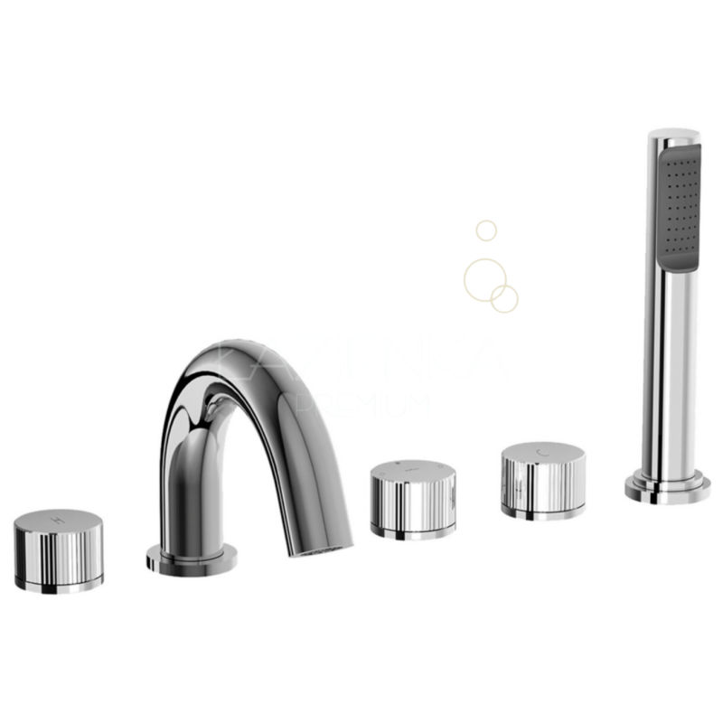 Paffoni Jo bateria wannowa 5-otworowa chrom JO044CR