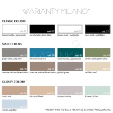 Artceram Milano lustro w ceramicznej ramie podświetlane Led