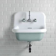 Bleu Provence True Colors umywalka 60 cm biała + kolor verde aqua