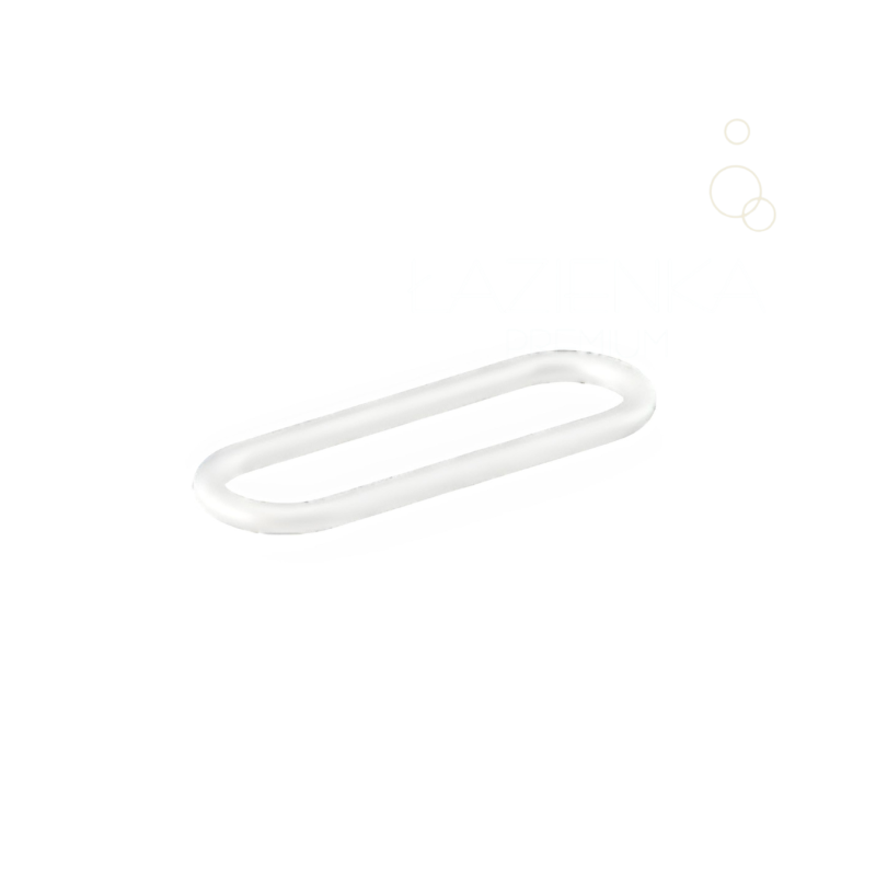 Artceram Bold metal towel rail 45 cm white mat ACA080 05