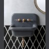 Bleu Provence True Colors vintage  wall-hung basin 60 cm grigio-scuro