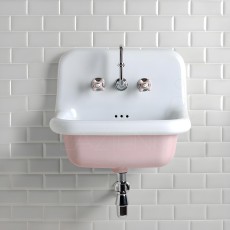 Bleu Provence True Colors umywalka 60 cm biała + kolor rosa-pastello