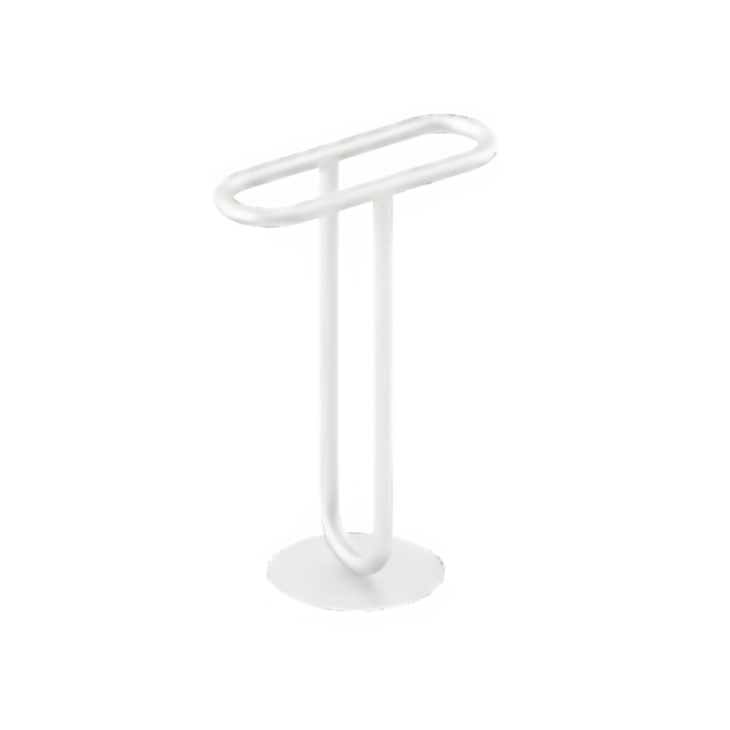 Artceram Bold floor metal towel holder white matt ACA084 05