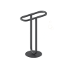 Artceram Bold floor metal towel holder black matt ACA084 17
