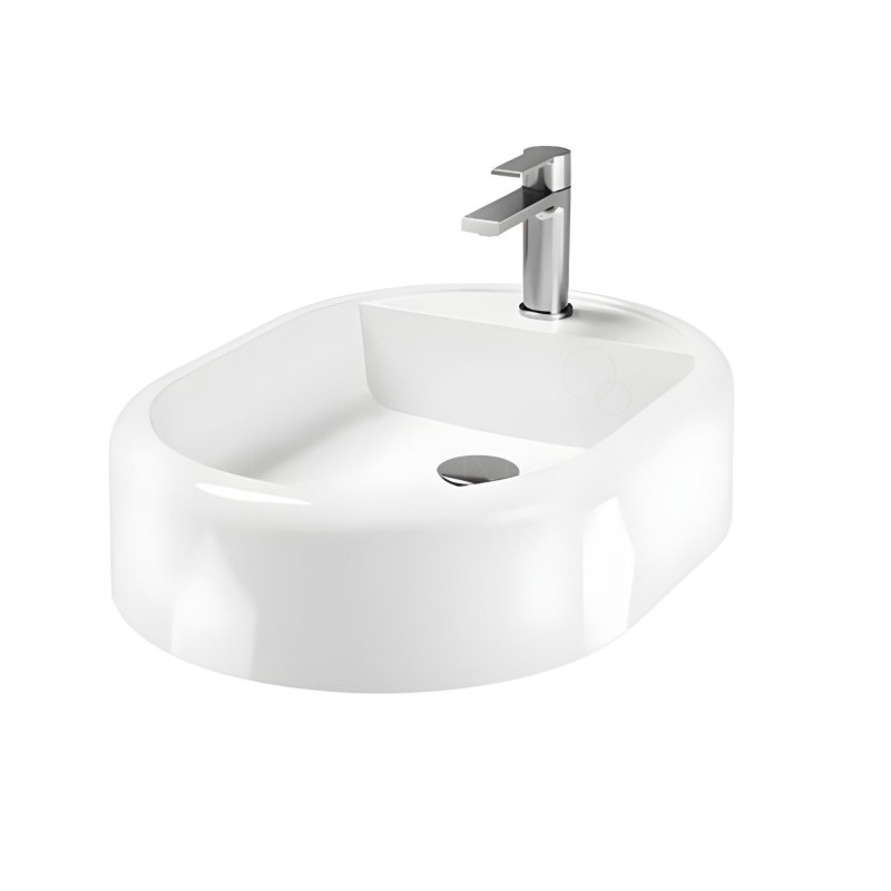 Hidra Komfort countertop basin 60 cm white KM60