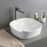 Artceram Ghost 42 countertop basin GHL001 white shine color