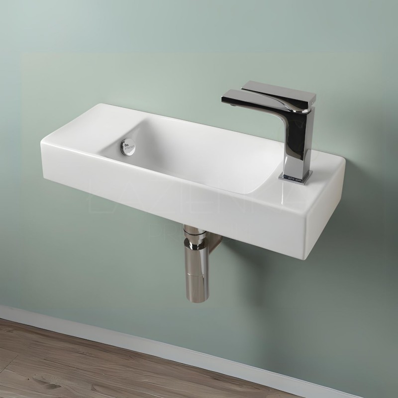 Artceram Brick wall-hung basin 20x54 white LML002 01:00