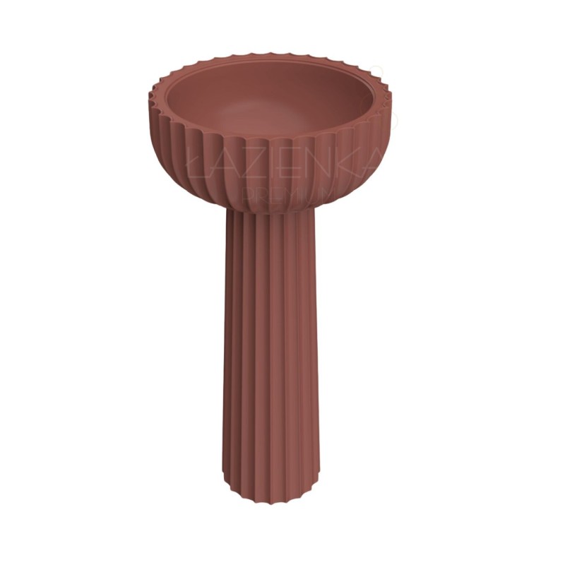 Flaminia Settecento umywalka wolnostojąca na postumencie 50 cm uva