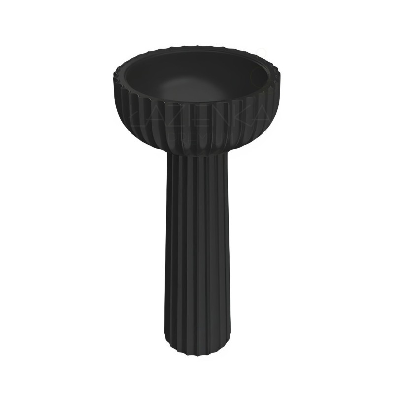 Flaminia Settecento umywalka wolnostojąca na postumencie 50 cm carbone