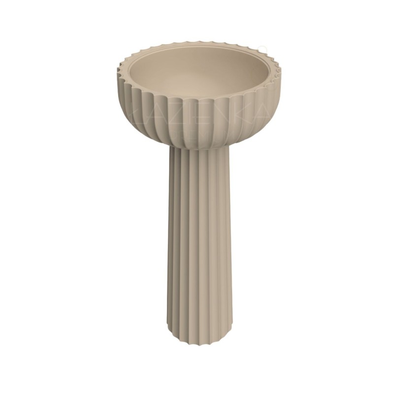 Flaminia Settecento umywalka 44 cm + postument Argilla SE44A+SECOL