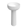 Flaminia Settecento Freestanding basin 44 cm + column Latte SE44A+SECOL