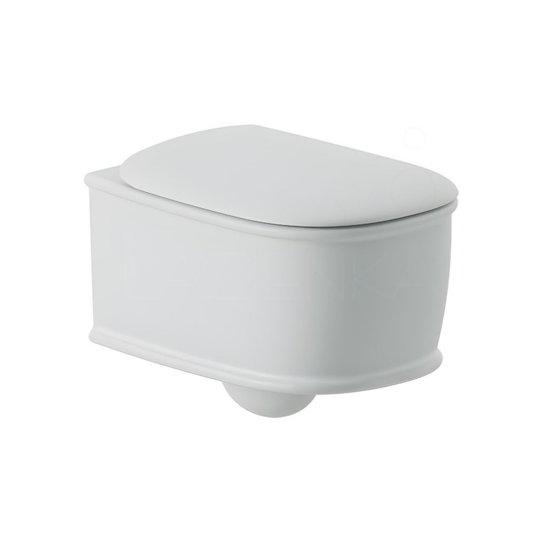 Artceram Atelier wc wall hung rimless with seat cover soft close white set